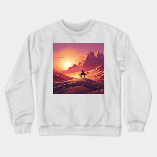 Sahara Crewneck Sweatshirt by Colin-Bentham